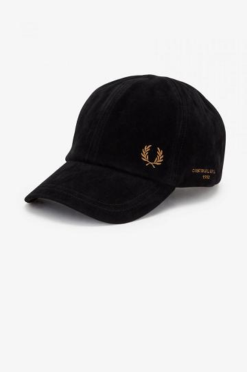 Fred Perry Microfibre Miesten Hatut Mustat | FI 1970JPQJ